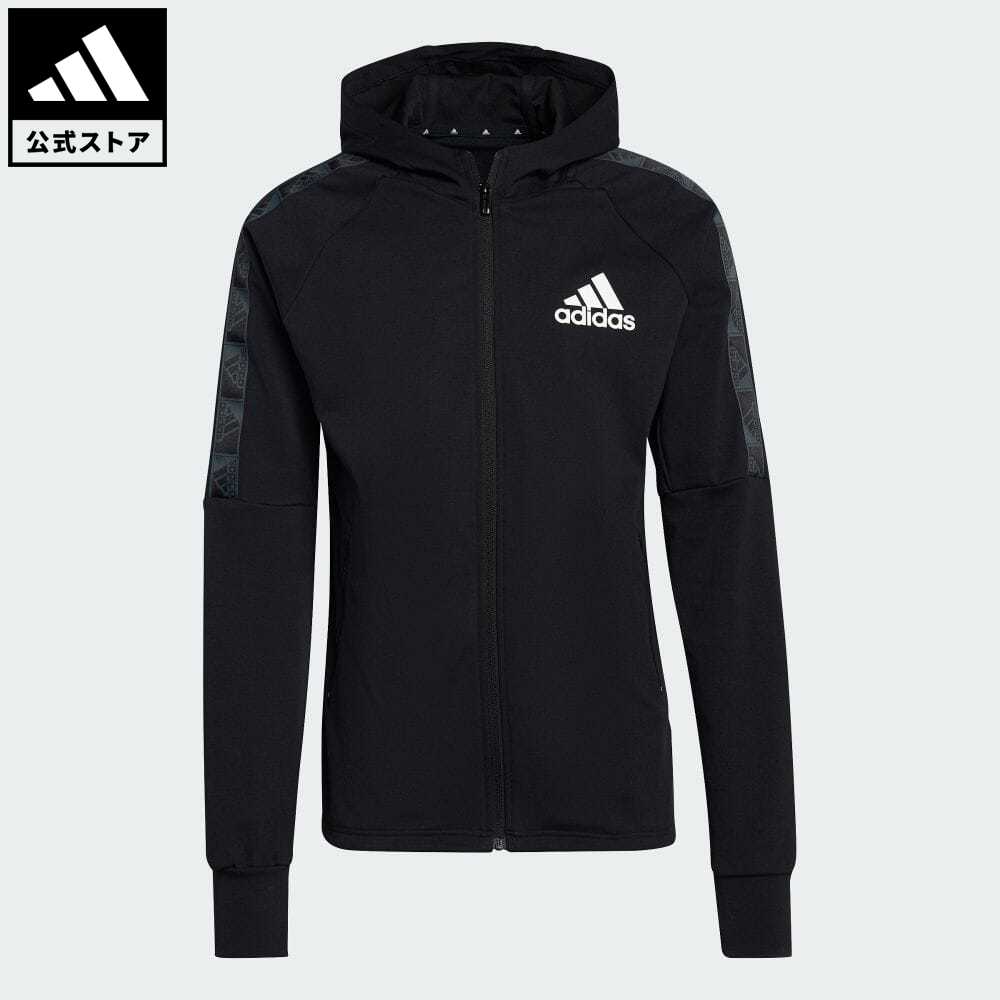 【20 OFFクーポン対象 5/17 10:00〜5/20 23:59】【公式】アディダス adidas 返品可 ジム トレーニング M MT FZ HD メンズ ウェア 服 トップス パーカー(フーディー) ジャージ 黒 ブラック GV5302 トレーナー p0517