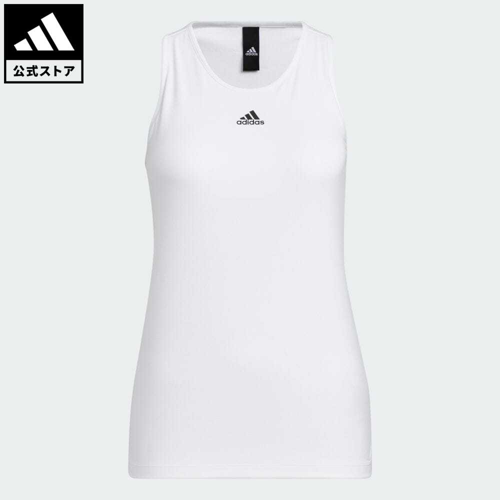 【公式】アディダス adidas 返品可 ブラ タンクトップ スポーツウェア レディース ウェア・服 トップス タンクトップ 白 ホワイト HS3433 トップスのサムネイル