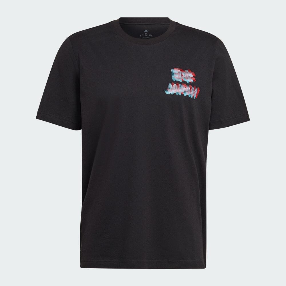 【公式】アディダス adidas 返品可 サッカー サッカー日本代表 2022 グラフィックTシャツ メンズ ウェア・服 トップス Tシャツ 黒 ブラック HC6288 半袖通販 サッカー 用品 セール