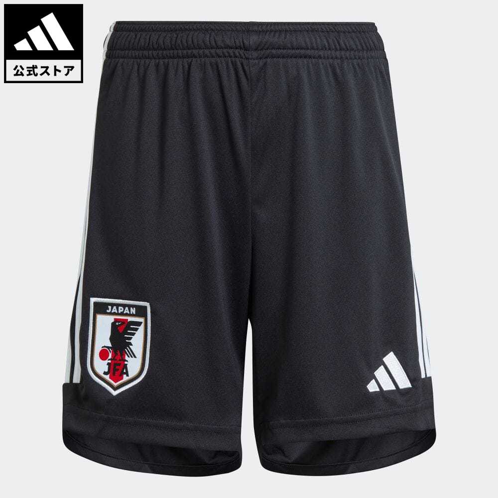 【公式】アディダス adidas 返品可 サッカー 【キッズ】 サッカー日本代表 2022 アウェイ ショーツ キッズ／子供用 ウェア・服 ボトムス ショートパンツ・短パン 黒 ブラック HC6294