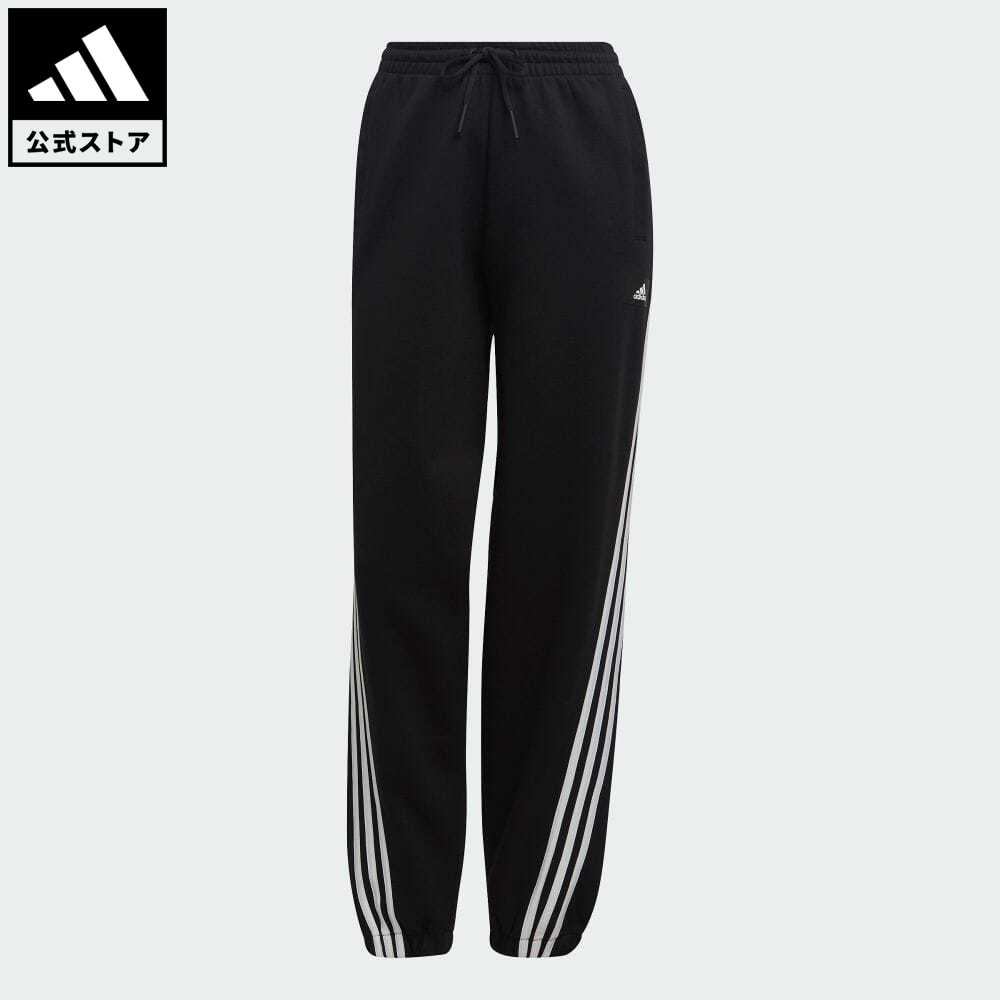 【70%OFF】 【公式】アディダス adidas 返品可 フューチャー アイコン スリーストライプス パンツ スポーツウェア レディース ウェア・服 ボトムス パンツ 黒 ブラック HC6370 p1204のサムネイル