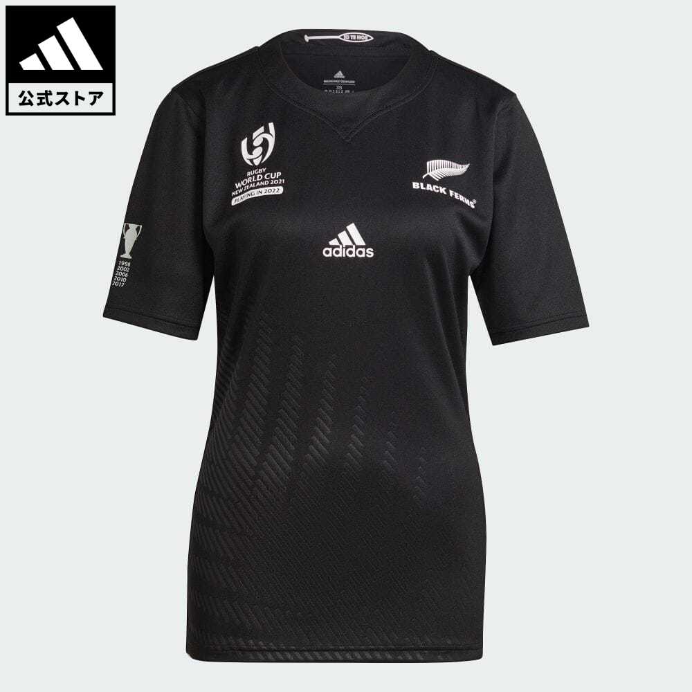 【公式】アディダス adidas 返品可 ラグビー ブラックファーンズ ラグビー ホームユニフォーム メンズ レディース ウェア・服 トップス ユニフォーム 黒 ブラック HG7317 ポイント20倍対象のサムネイル