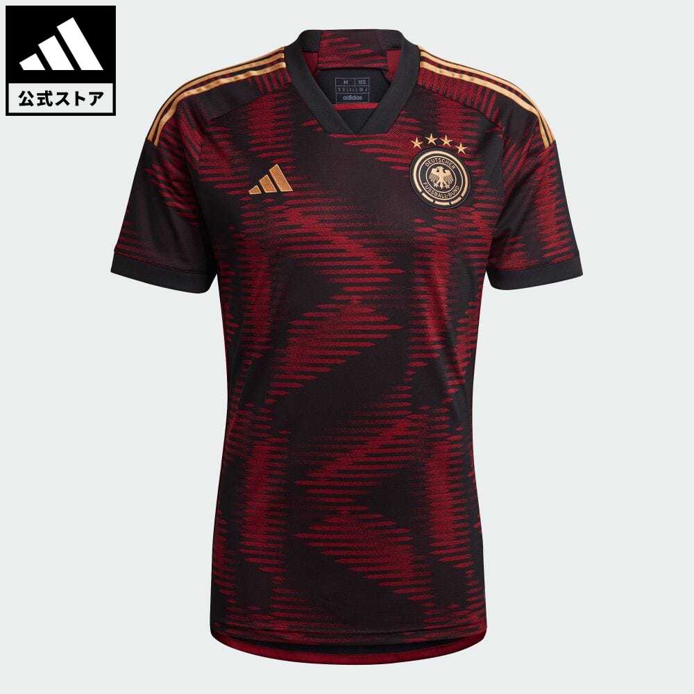 【公式】アディダス adidas 返品可 サッカー ドイツ代表 22 アウェイユニフォーム メンズ ウェア・服 トップス ユニフォーム 黒 ブラック HJ9604のサムネイル