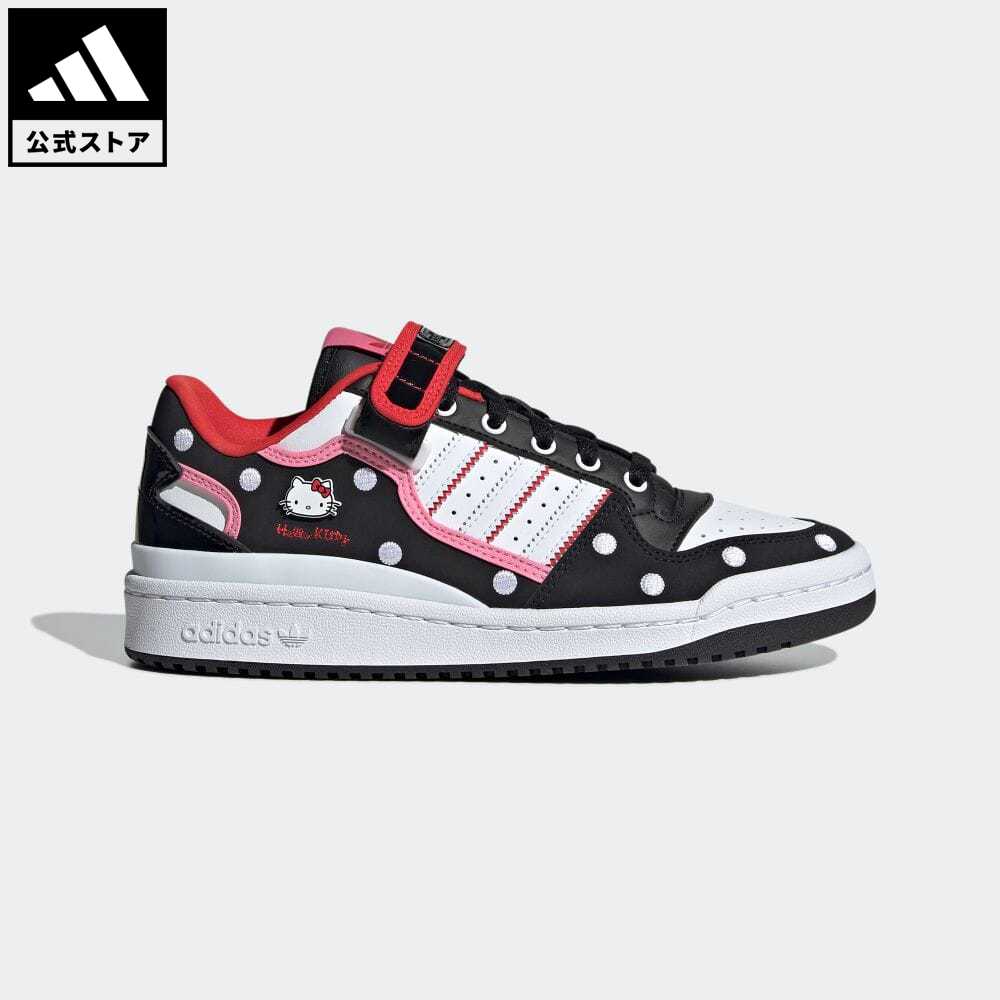 【公式】アディダス adidas 返品可 ハローキティ フォーラム ロー / Hello Kitty Forum Low オリジナルス メンズ レディース シューズ・靴 スニーカー 黒 ブラック GW7167 ローカットのサムネイル