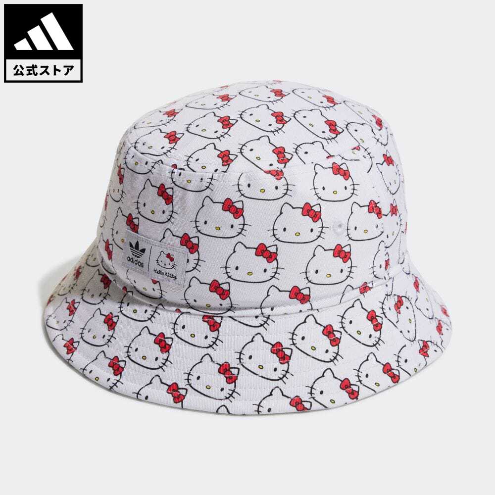 【公式】アディダス adidas 返品可 ハローキティ バケットハット / Hello Kitty BUCKET HAT オリジナルス キッズ／子供用 アクセサリー 帽子 バケツ帽 HK4947 mss23ss