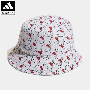 【公式】アディダス adidas 返品可 ハローキティ バケットハット / Hello Kitty BUCKET HAT オリジナルス キッズ／子供用 アクセサリー 帽子 バケツ帽 HK4947 mss23ss