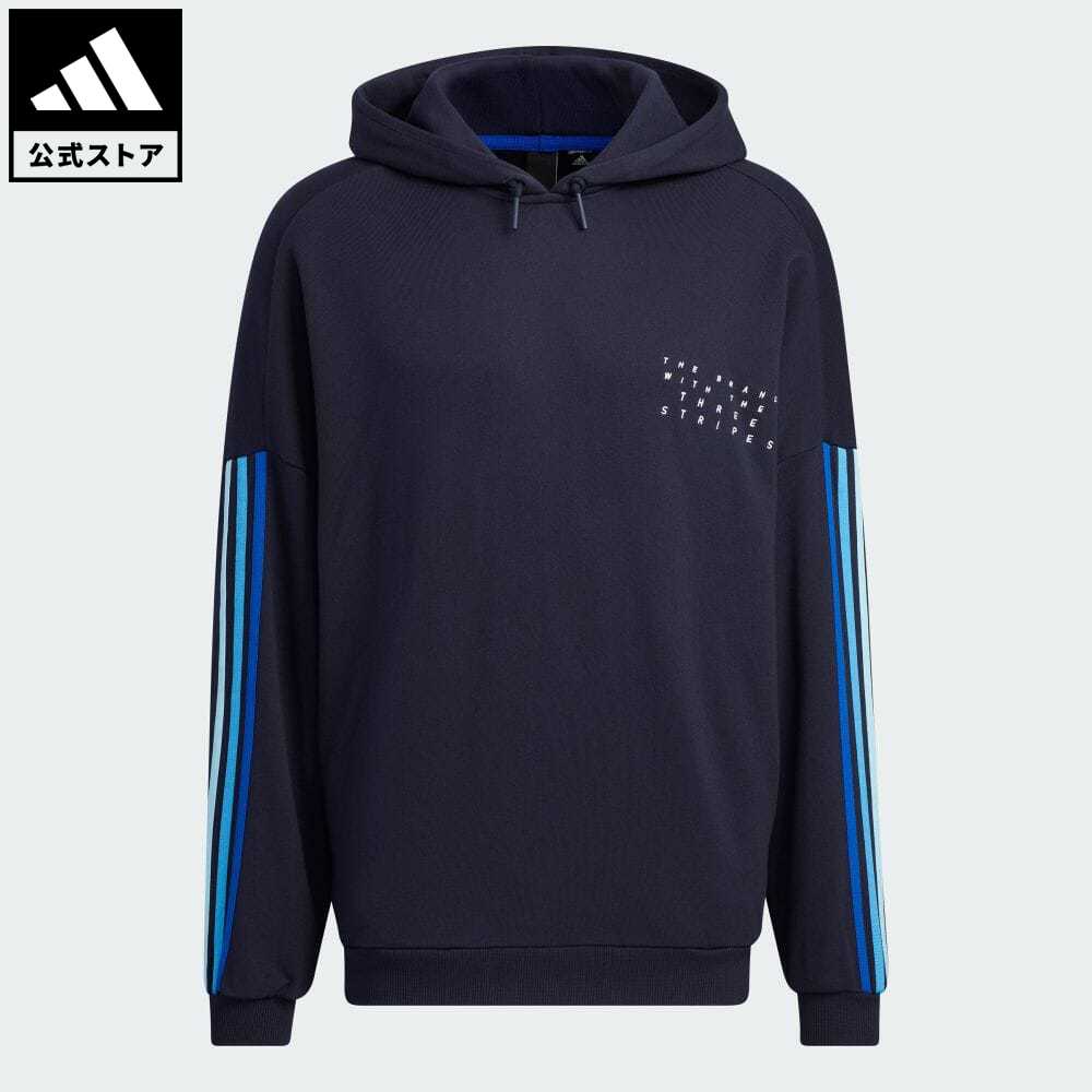 【30%OFF】【公式】アディダス adidas 返品可 シティ プルオーバー スウェットシャツ（ジェンダーニュートラル） スポーツウェア メンズ ウェア・服 トップス パーカー(フーディー) スウェット（トレーナー） 青 ブルー HM2676 トレーナーのサムネイル