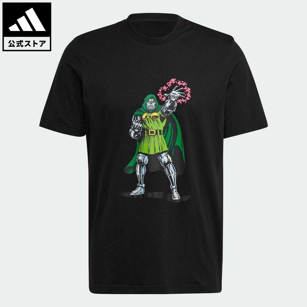 【60%OFF】 【公式】アディダス adidas 返品可 ディズニー グラフィックTシャツ オリジナルス メンズ ウェア・服 トップス Tシャツ 黒 ブラック HN4520 半袖のサムネイル