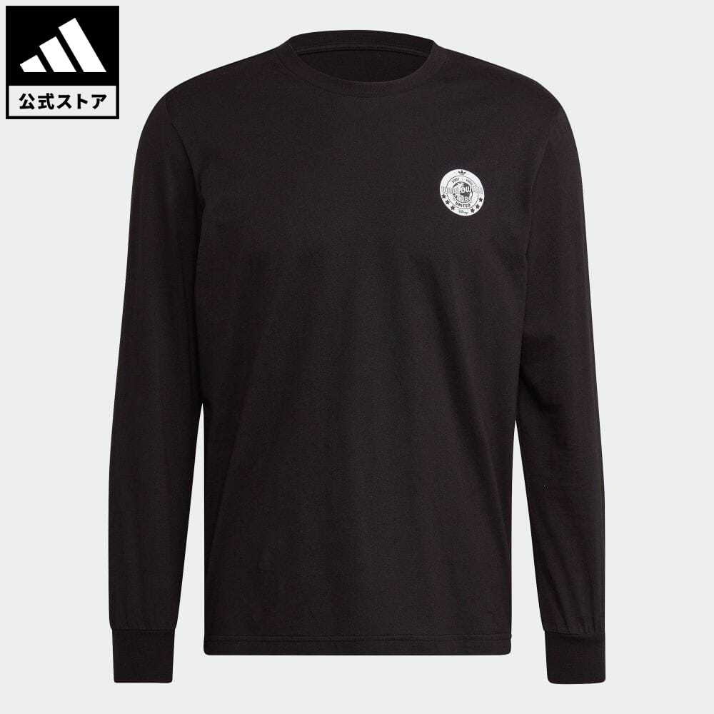 【公式】アディダス adidas 返品可 ディズニー 長袖Tシャツ オリジナルス メンズ ウェア・服 トップス Tシャツ 黒 ブラック HN4522 ロンtのサムネイル