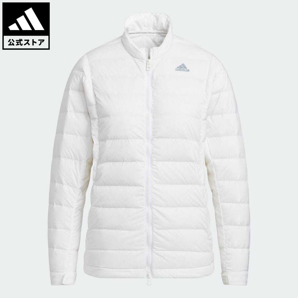 アディダス ダウンジャケット レディース 【公式】アディダス adidas 返品可 ゴルフ 軽量ミニリップ 保温 長袖フルジップダウンジャケット レディース ウェア・服 アウター ダウン 白 ホワイト HG1702 ダウンジャケット Gnot