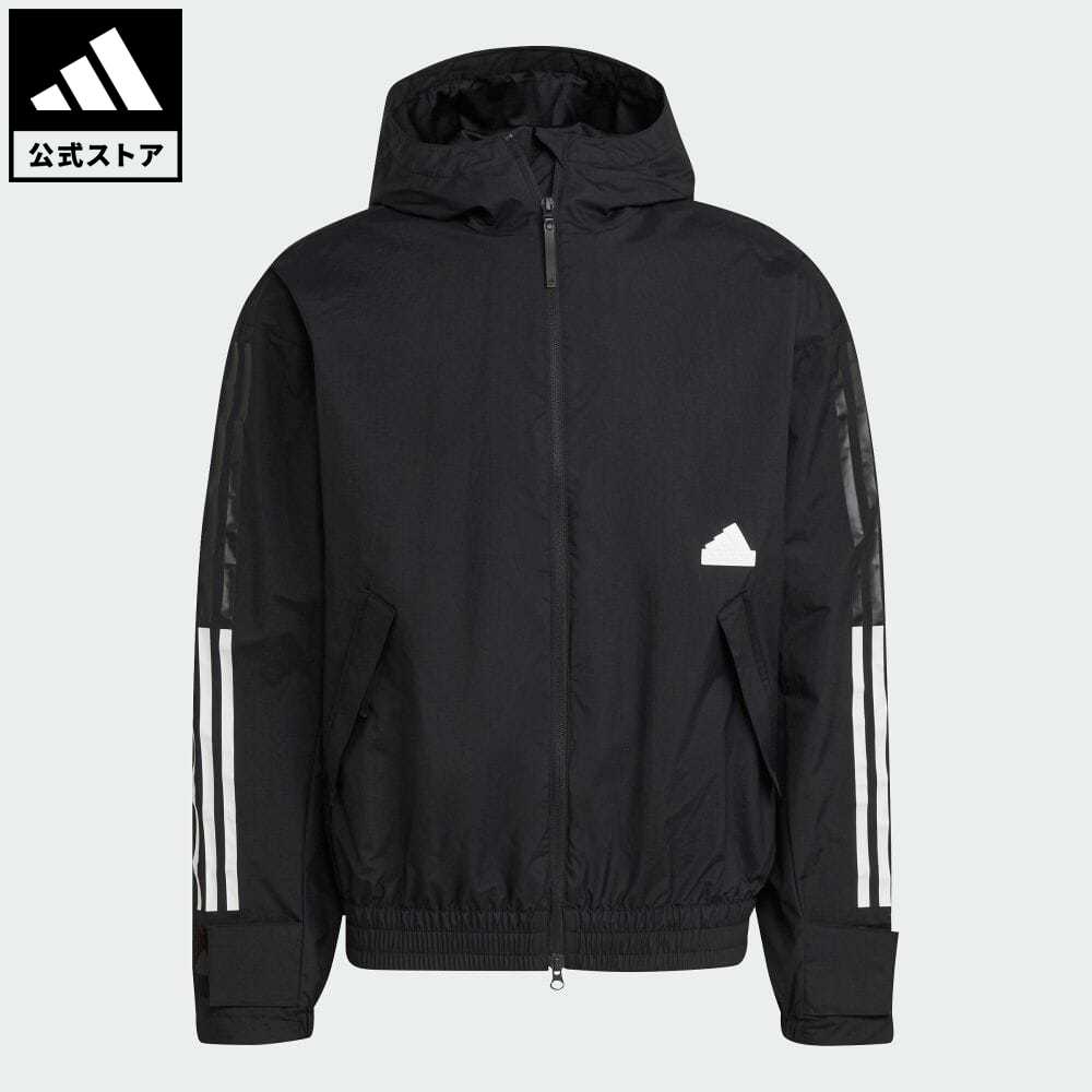 【60%OFF】 【公式】アディダス adidas 返品可 スリーストライプス ストームジャケット スポーツウェア メンズ ウェア・服 アウター ジャケット 黒 ブラック HG2062 p1204のサムネイル