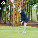 アディダス 【公式】アディダス adidas 返品可 ゴルフ PLAY GREEN ボアフリース 長袖フルジップフーディージャケット レディース ウェア・服 アウター ジャケット 青 ブルー HG5773 Gnot