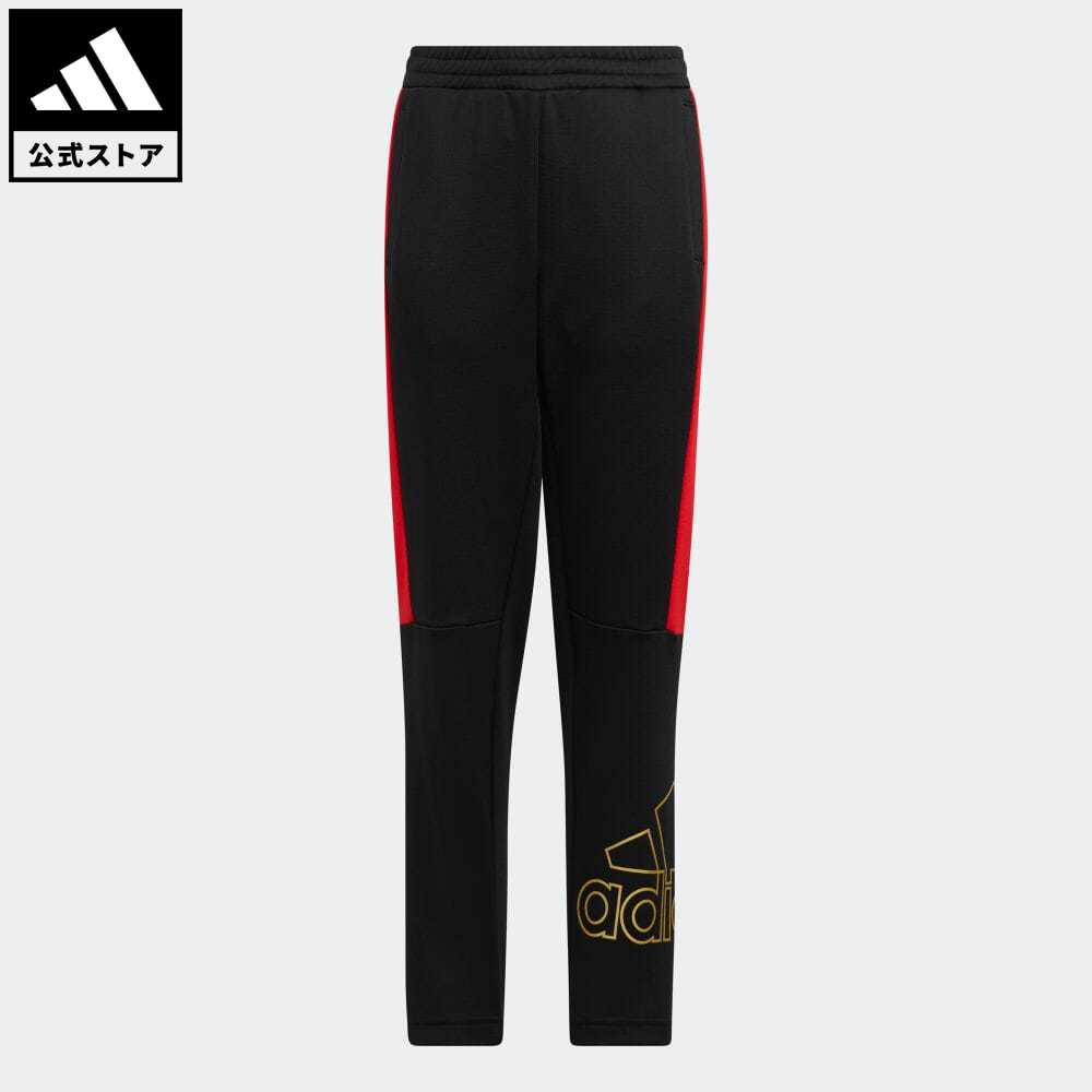 【30%OFF】 【公式】アディダス adidas 返品可 ポリエステル ニットパンツ スポーツウェア キッズ／子供用 ウェア・服 ボトムス パンツ 黒 ブラック HM9591 p1204のサムネイル