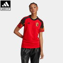 【公式】アディダス adidas 返品可 サッカー ベルギー代表 22 ホームユニフォーム レディース ウェア・服 トップス ユニフォーム 赤 レッド HE6631