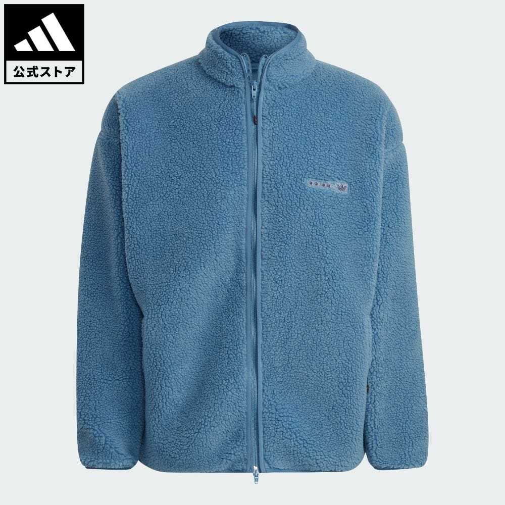 【公式】アディダス adidas 返品可 Reclaim シェルパジャケット オリジナルス メンズ ウェア・服 アウター ジャケット 青 ブルー HK2770 wt22fw