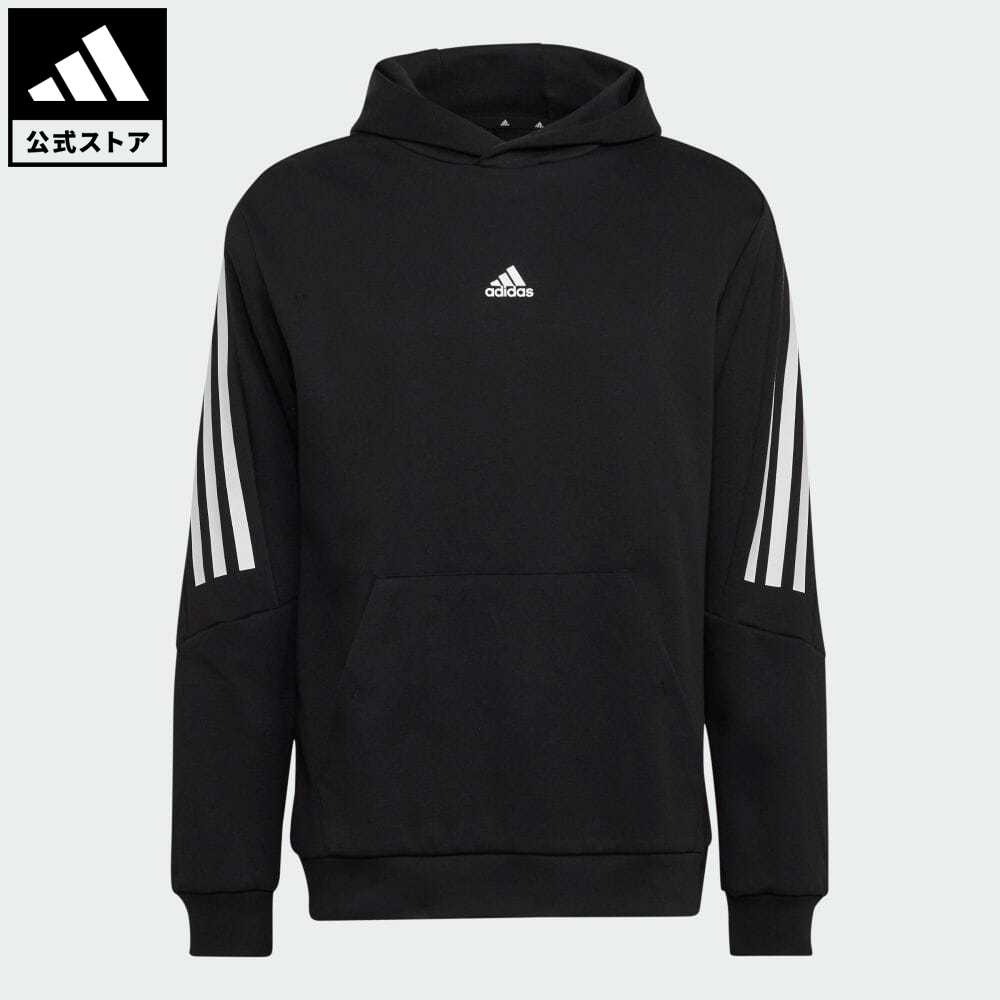 【52%OFF】 【公式】アディダス adidas 返品可 フューチャーアイコン スリーストライプス グラフィックパーカー スポーツウェア メンズ ウェア・服 トップス パーカー(フーディー) スウェット（トレーナー） 黒 ブラック HK4572 トレーナー p1204のサムネイル