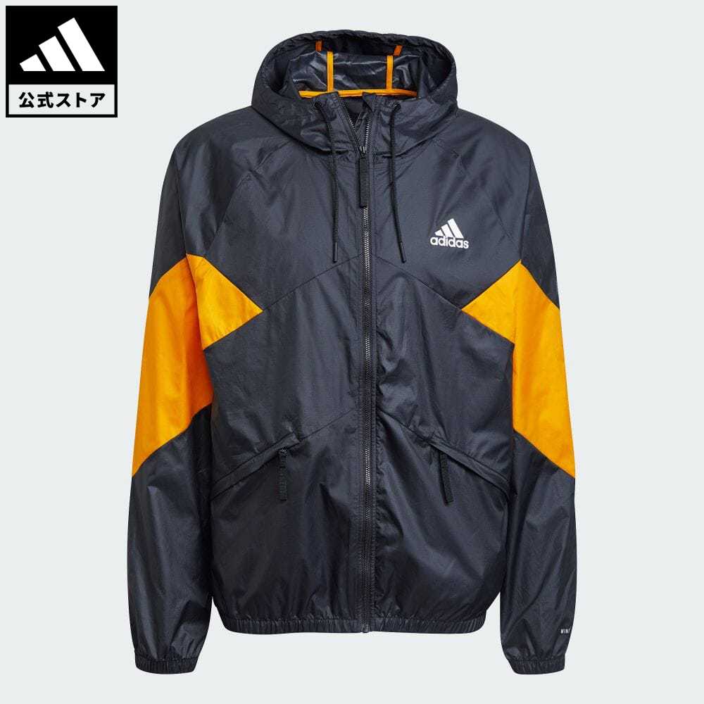 【50%OFF】 【公式】アディダス adidas 返品可 バック トゥ スポーツ WIND. RDY ジャケット スポーツウェア メンズ ウェア・服 アウター ジャケット 黒 ブラック GT6561 p1204のサムネイル