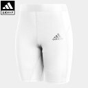 【公式】アディダス adidas 返品可 サッカー テックフィット ショートタイツ / Techfit Short Tights メンズ ウェア・服 ボトムス タイツ・レギンス 白 ホワイト GU7315 スポーツウェア レギンス