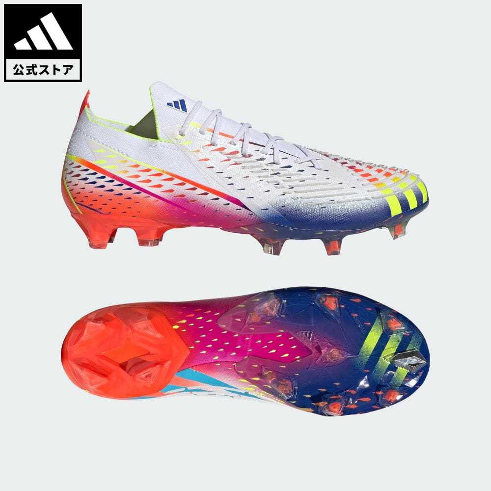 【公式】アディダス adidas 返品可 サッカー プレデター エッジ.1 L FG / 天然芝用 / Predator Edge.1 Low FG メンズ レディース シューズ・靴 スパイク 白 ホワイト GW1022 サッカースパイク