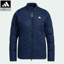 アディダス 【公式】アディダス adidas 返品可 ゴルフ ビッグアディダスロゴ 保温 中ワタ長袖フルジップジャケット レディース ウェア・服 アウター ジャケット 青 ブルー HG8226 Gnot