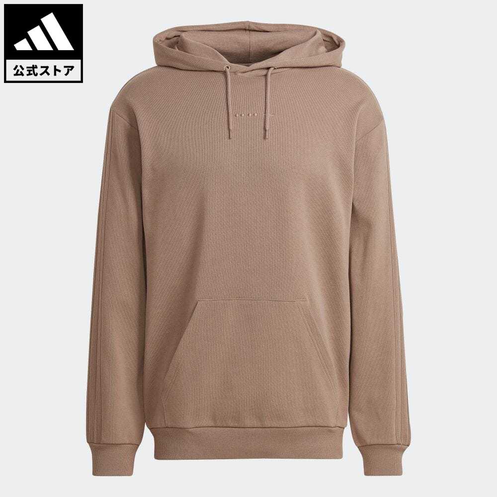 【公式】アディダス adidas 返品可 Reveal ESS パーカー オリジナルス メンズ ウェア・服 トップス パーカー(フーディー) スウェット（トレーナー） ブラウン HK2726 トレーナー ポイント20倍対象のサムネイル