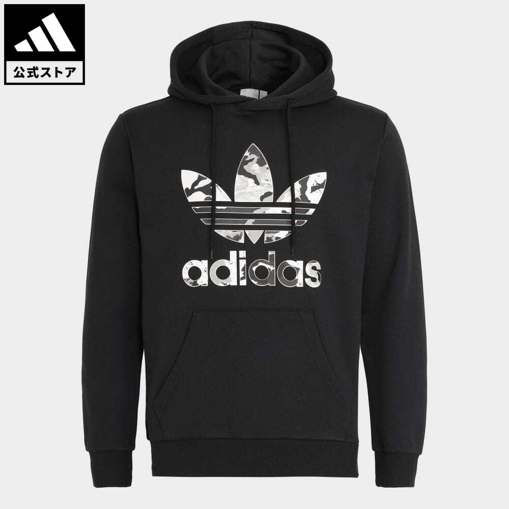 【50%OFF 6/4-6/11】【公式】アディダス adidas 返品可 カモシリーズ インフィル パーカー オリジナルス メンズ ウェア・服 トップス パーカー フーディー スウェット トレーナー 黒 ブラック …