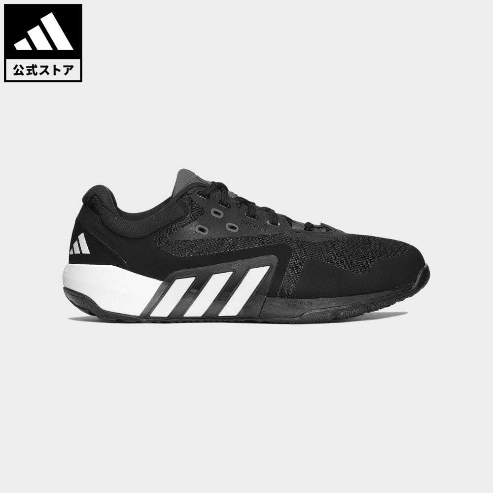 【公式】アディダス adidas 返品可 ジム・トレーニング ドロップセット トレーナー / Dropset Trainer メンズ シューズ・靴 スポーツシューズ 黒 ブラック GW3905 トレーニングシューズ