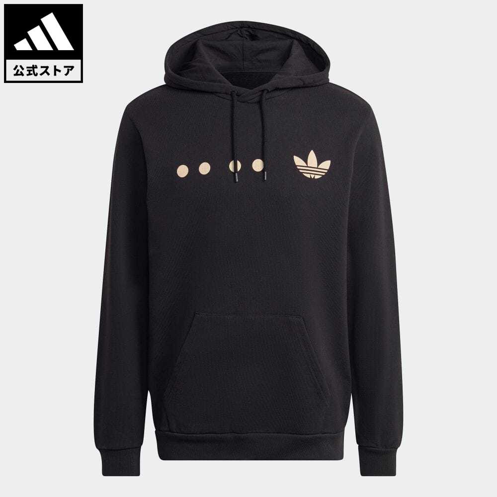 【公式】アディダス adidas 返品可 Reclaim ロゴパーカー オリジナルス メンズ ウェア・服 トップス パーカー(フーディー) スウェット（トレーナー） 黒 ブラック HK2761 トレーナーのサムネイル