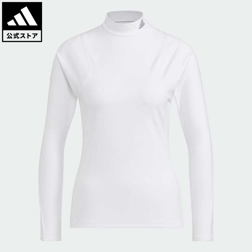 【公式】アディダス adidas 返品可 ゴルフ ストレッチ 長袖インナーシャツ レディース ウェア・服 トップス 白 ホワイト HG4125