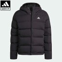 【公式】アディダス adidas 返品可 Helionic フード付きダウンジャケット スポーツウェア メンズ ウェア 服 アウター ダウン 黒 ブラック HG8751 ダウンジャケット 上着