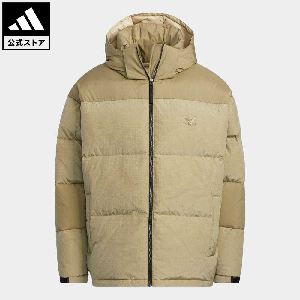 【公式】アディダス adidas 返品可 グース ダウンジャケット オリジナルス メンズ ウェア・服 アウター ダウン 緑 グリーン HS3481 ダウンジャケット win_co