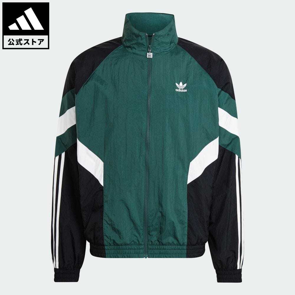 【公式】アディダス adidas 返品可 アディダス Rekive トラックジャケット（ジャージ） オリジナルス メンズ ウェア・服 トップス ジャージ 緑 グリーン HK7321のサムネイル
