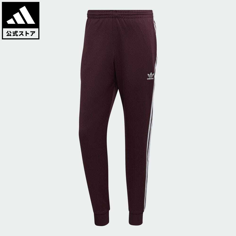 【公式】アディダス adidas 返品可 アディカラー クラシック Primeblue SST トラックパンツ（ジャージ） オリジナルス メンズ レディース ウェア・服 ボトムス ジャージ パンツ 赤 レッド HK7352 下