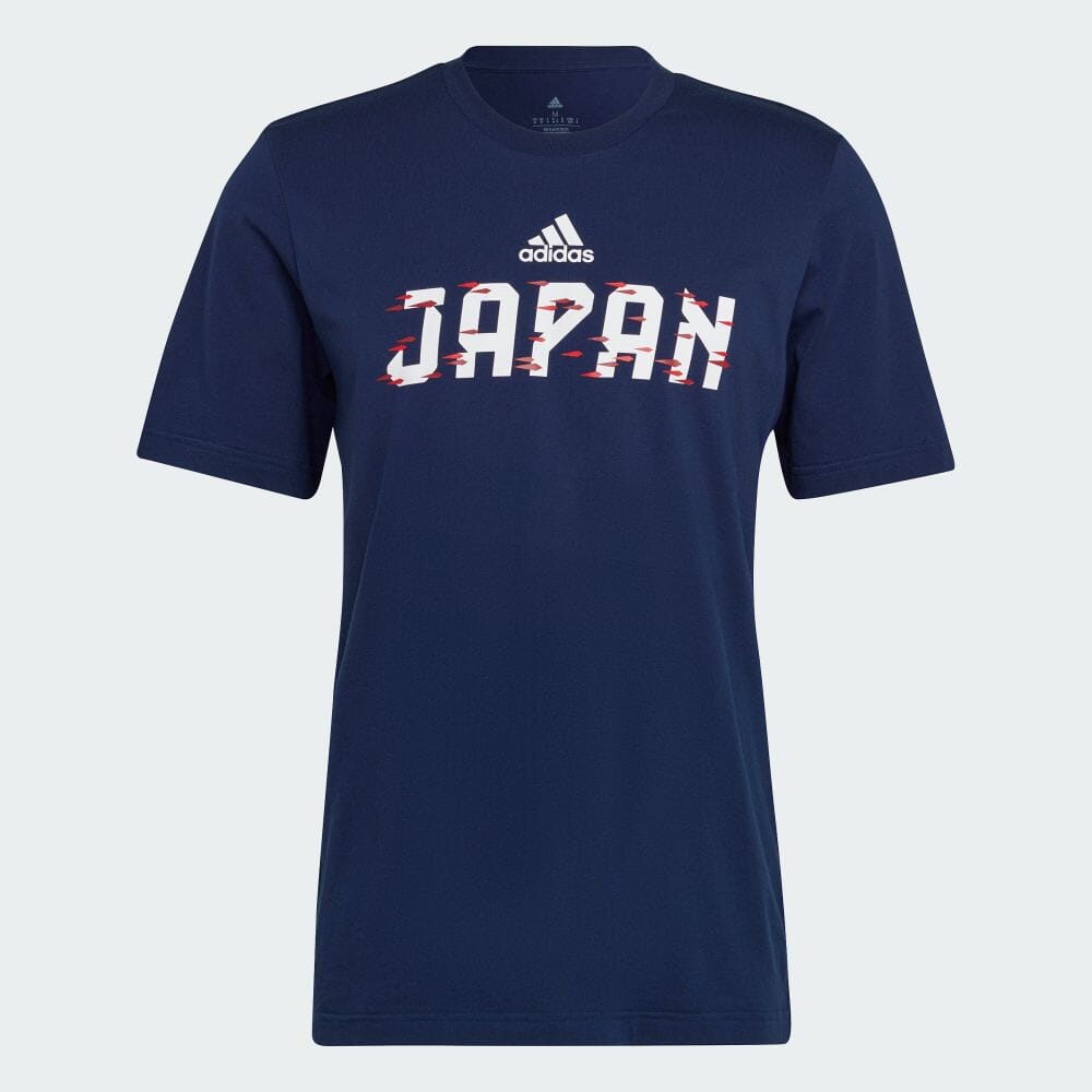 【公式】アディダス adidas 返品可 サッカー FIFAワールドカップ2022サッカー日本代表Tシャツ メンズ ウェア・服 トップス Tシャツ 青 ブルー HD6362 半袖 fifaセール サッカー 用品 セール