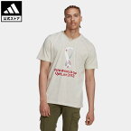 【公式】アディダス adidas 返品可 サッカー FIFAワールドカップ2022グラフィック半袖Tシャツ メンズ ウェア・服 トップス Tシャツ グレー HD6365 半袖 fifa fifa_world_cup_2022