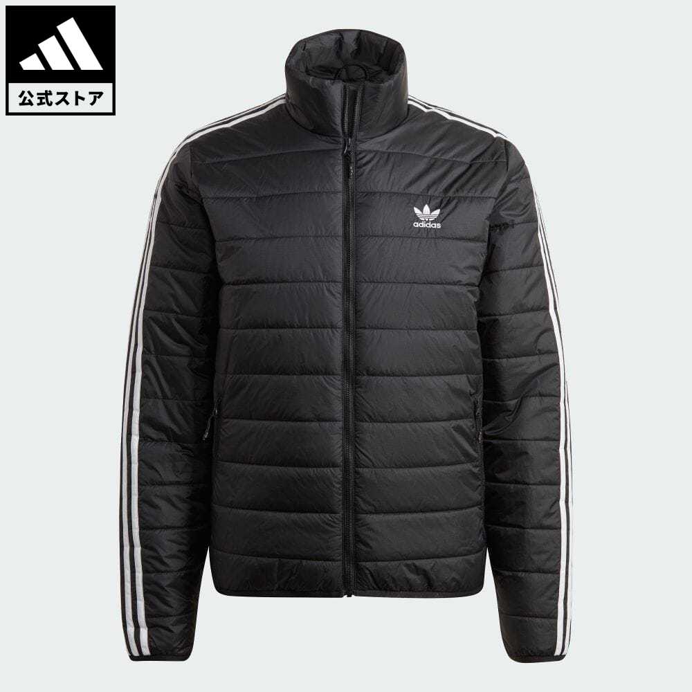 【50%OFF】 【公式】アディダス adidas 返品可 パデッド スタンドカラー パファージャケット オリジナルス メンズ ウェア・服 アウター ジャケット 黒 ブラック HL9212 p1204のサムネイル