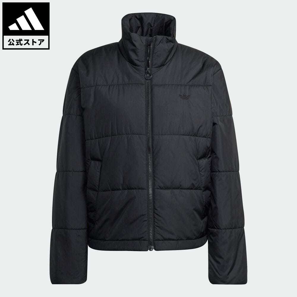 【52%OFF】 【公式】アディダス adidas 返品可 ショート パファージャケット オリジナルス レディース ウェア・服 アウター ジャケット 黒 ブラック HM2613 p1204のサムネイル