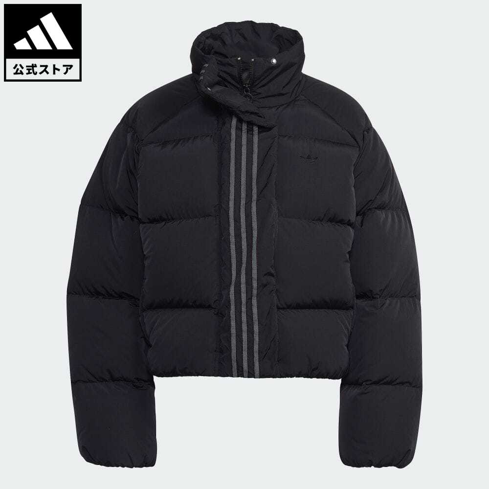 【30%OFF 3/4-3/11】 【公式】アディダス adidas 返品可 ショートダウンジャケット オリジナルス レディース ウェア・服 アウター ダウン 黒 ブラック HM2627 ダウンジャケット p0304