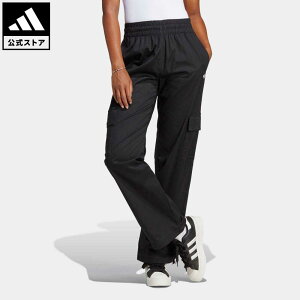 【公式】アディダス adidas 返品可 ワイド カーゴパンツ オリジナルス レディース ウェア・服 ボトムス パンツ 黒 ブラック IJ8183