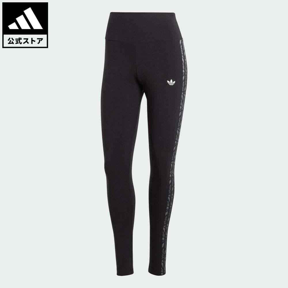 【1,000円OFFクーポン対象 06/04 20:00〜06/11 01:59】【公式】アディダス adidas 返品可 LEGGINGS オリジナルス レディース ウェア・服 ボトムス タイツ・レギンス 黒 ブラック IJ8184 レギンスのサムネイル