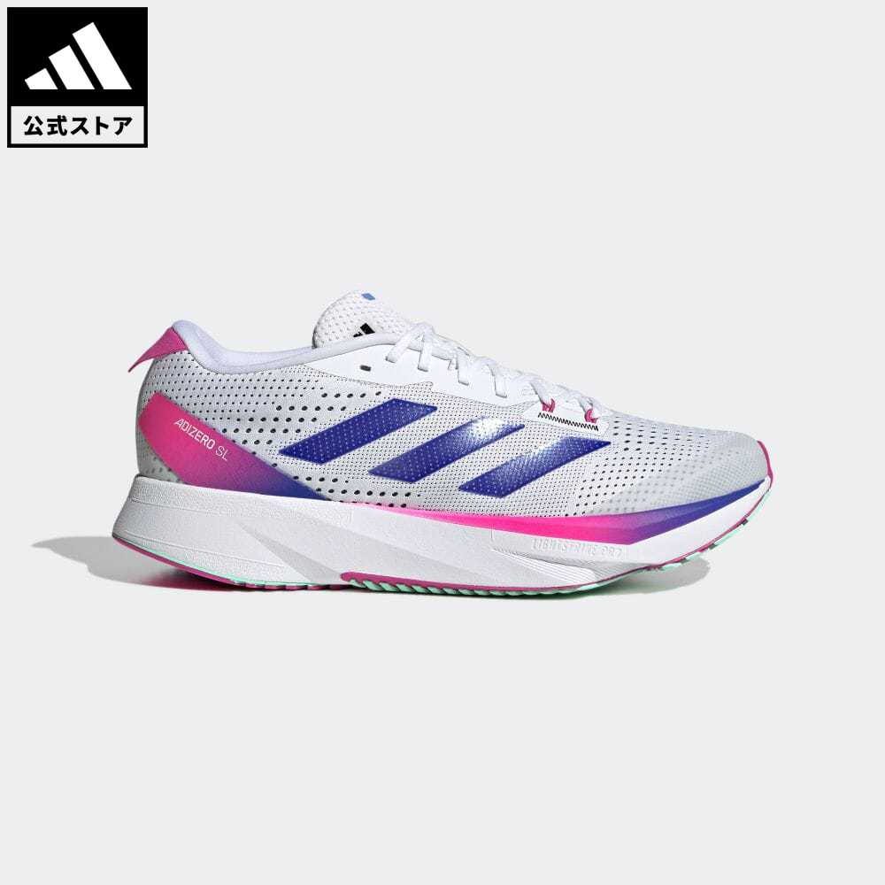 【20%OFFクーポン対象 5/9 10:00〜5/13 23:59】【公式】アディダス adidas 返品可 ランニング アディゼロ SL M / ADIZERO SL M メンズ シューズ・靴 スポーツシューズ 白 ホワイト GV9095 ランニングシューズのサムネイル