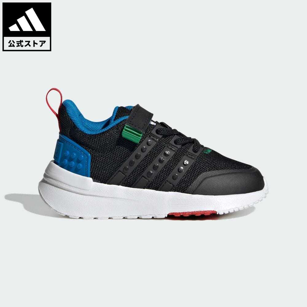 【公式】アディダス adidas 返品可 adidas × LEGO レーサー TR21 エラスティックレース&トップストラップ / adidas × LEGO Racer TR21 Elastic Lace and Top Strap スポーツウェア キッズ／子供用 シューズ・靴 スニーカー 黒 ブラック HQ1319 ローカットのサムネイル