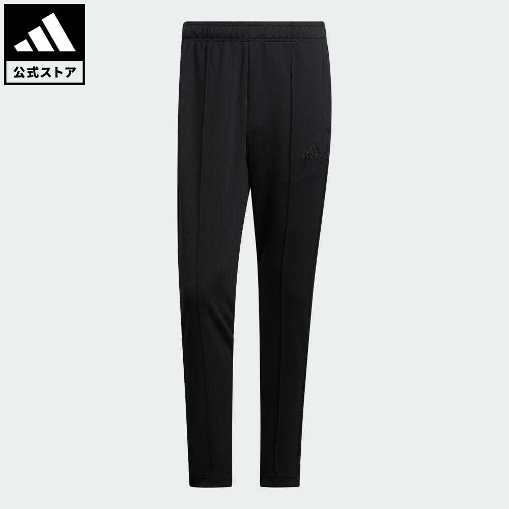 アディダス adidas 返品可 スリーストライプス スリムフィットダブルニット トラックパンツ スポーツウェア メンズ ウェア・服 ボトムス ジャージ パンツ 黒 ブラック IA9420 下 p0517