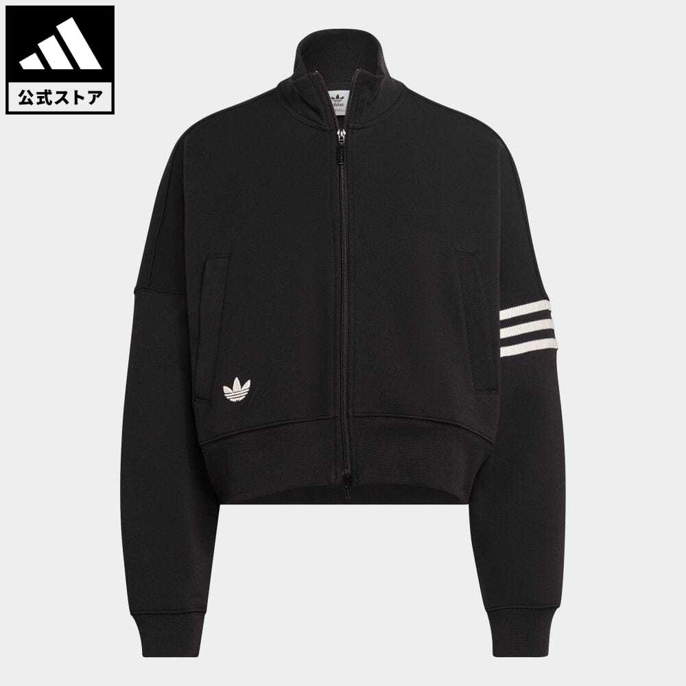 【公式】アディダス adidas 返品可 アディカラー Neuclassics トラックジャケット（ジャージ） オリジナルス レディース ウェア・服 トップス ジャージ 黒 ブラック IB7317のサムネイル