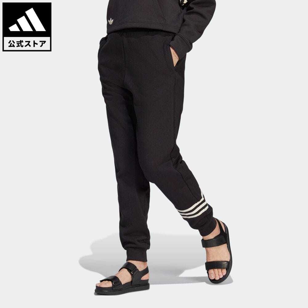【公式】アディダス adidas 返品可 アディカラー Neuclassics ジョガー オリジナルス レディース ウェア・服 ボトムス パンツ 黒 ブラック IB7321のサムネイル