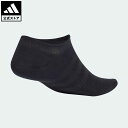 【公式】アディダス adidas 返品可 薄手・軽量ノーショーソックス3足組 メンズ レディース アクセサリー ソックス・靴下 シューズインソックス 黒 ブラック IC1327