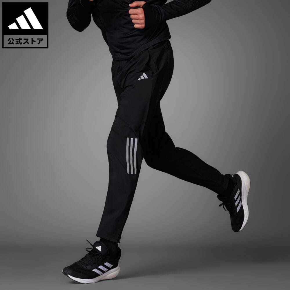 【20 OFFクーポン対象 5/17 10:00〜5/20 23:59】【公式】アディダス adidas 返品可 ランニング オウン ザ ラン ウーブン アストロパンツ メンズ ウェア 服 ボトムス パンツ 黒 ブラック HR6611 ランニングウェア p0517