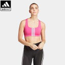 【公式】アディダス adidas 返品可 ジム トレーニング W TRN POWER ミディアムサポートブラ レディース ウェア 服 トップス スポーツブラ スポブラ ピンク HS2881