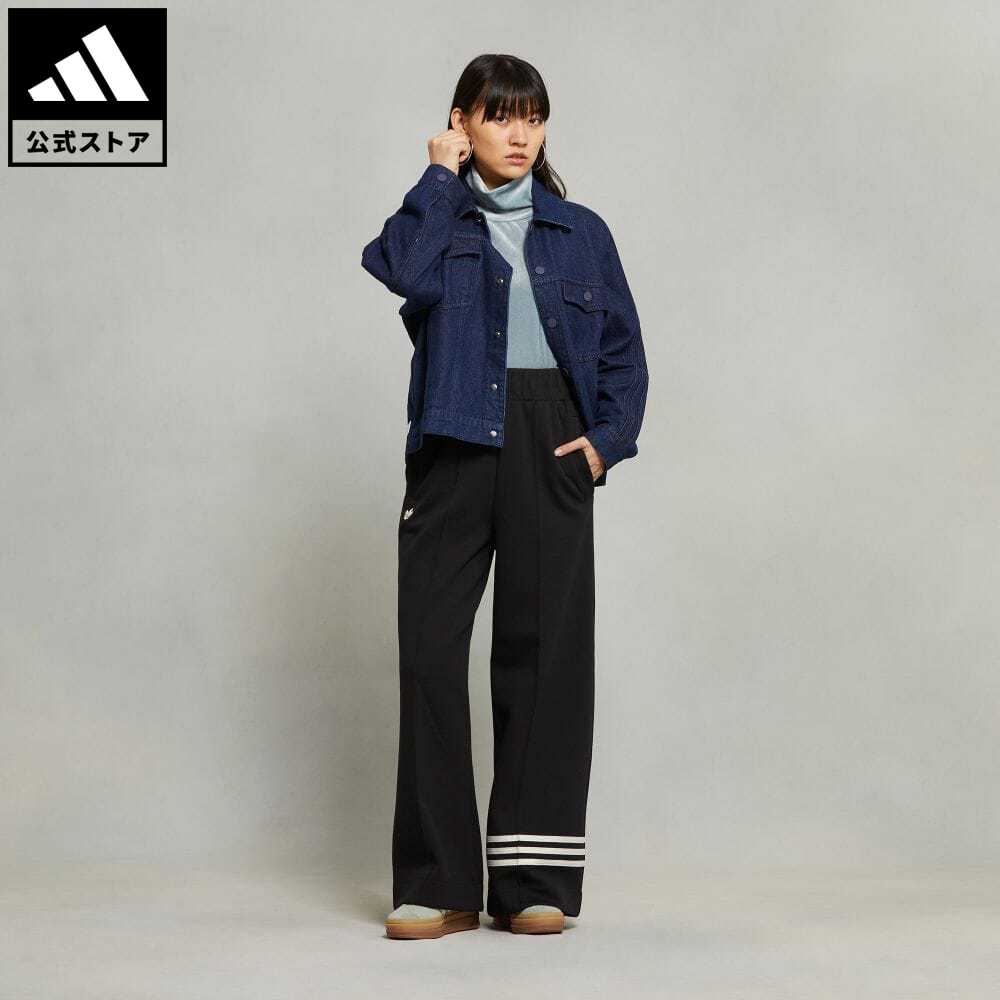 アディダス adidas 返品可 アディカラー Neuclassics トラックパンツ（ジャージ） オリジナルス レディース ウェア・服 ボトムス パンツ 黒 ブラック IB7307