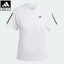 【公式】アディダス adidas 返品可 ランニング オウン ザ ラン 半袖Tシャツ レディース ウェア 服 トップス Tシャツ 白 ホワイト IC5189 ランニングウェア 半袖